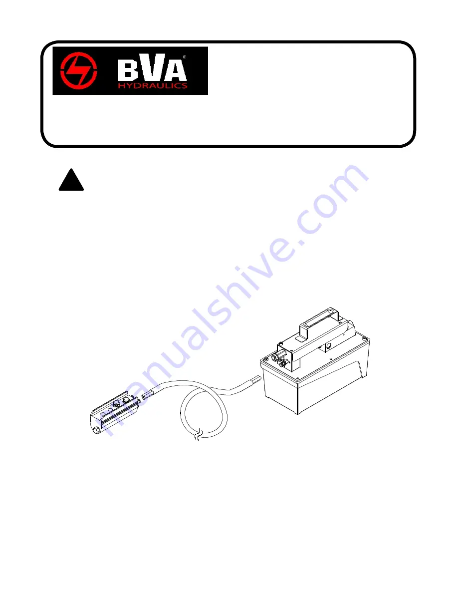 BVA PA1500L Instruction Manual Download Page 1