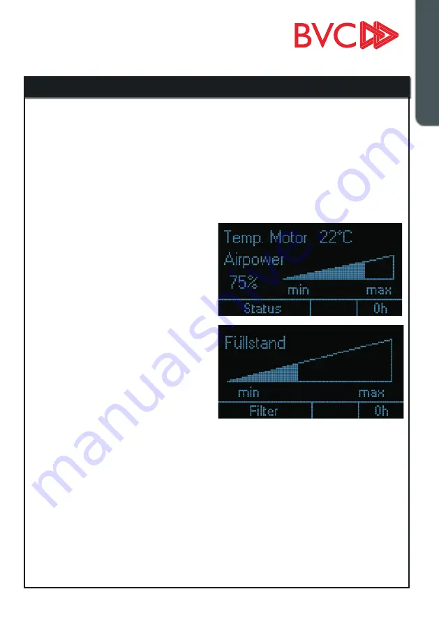 BVC BLACKLINE Series Operation Manual Download Page 17