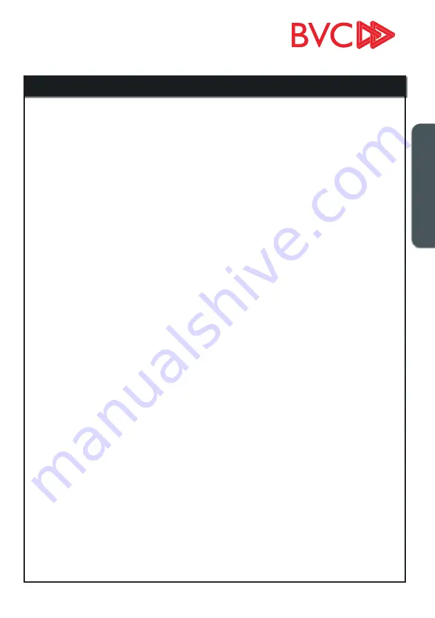 BVC BLACKLINE Series Operation Manual Download Page 37