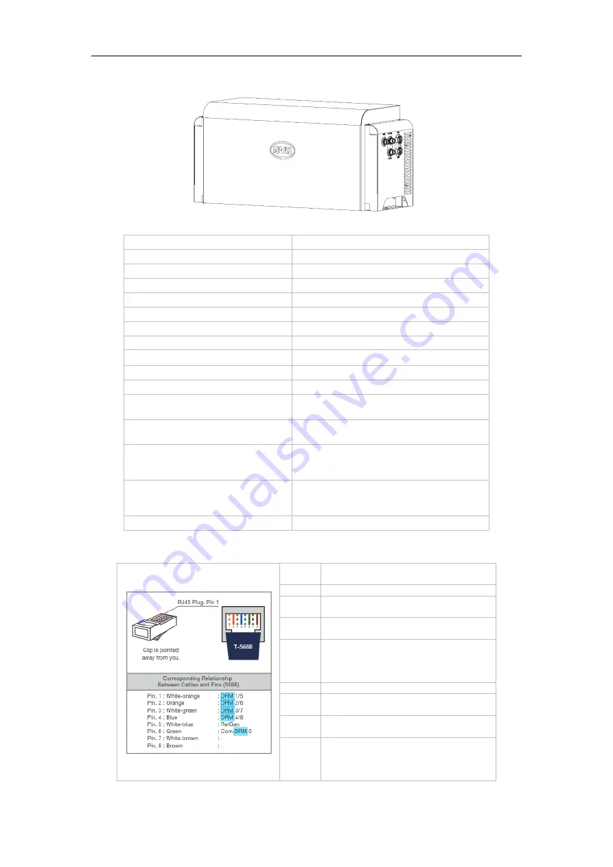 BYD Energy Pod 3kW/7.2kWh AC User'S Installation And Use Manual Download Page 9