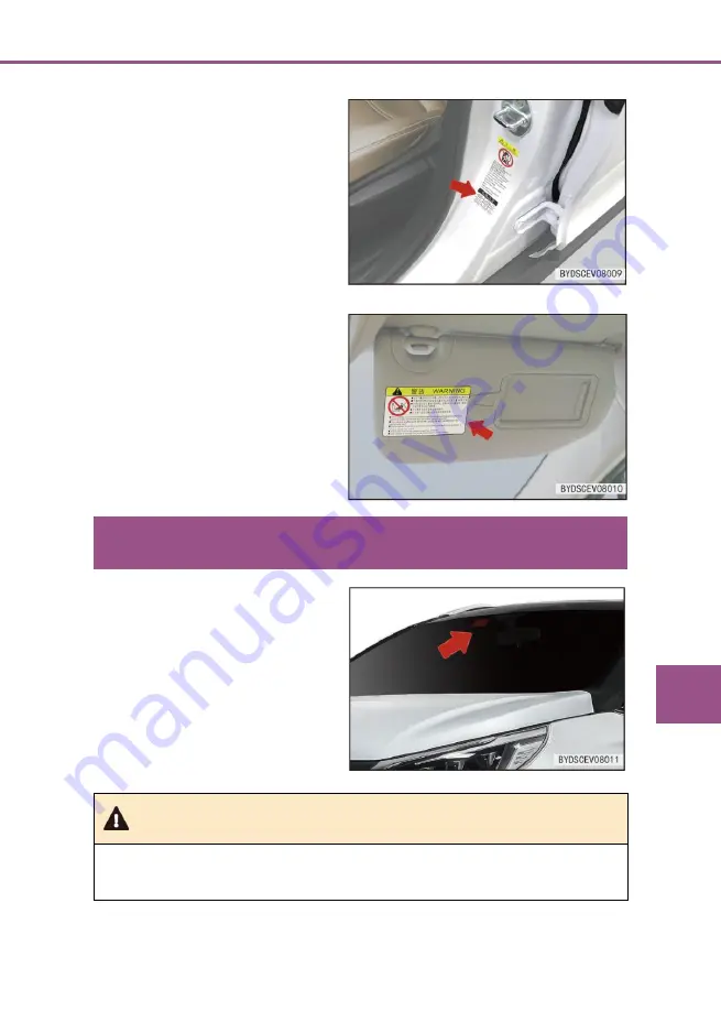 BYD S1 EV User Manual Download Page 249