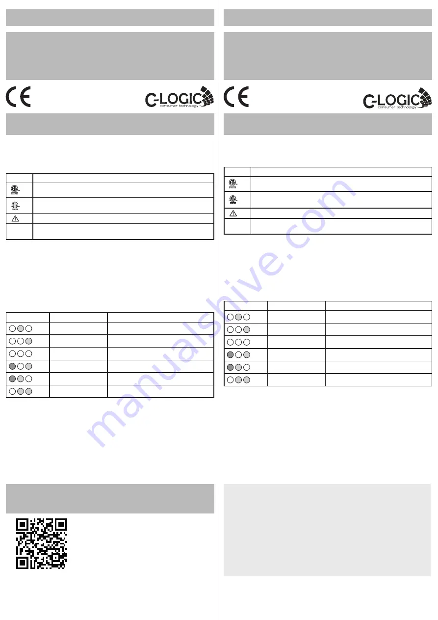 C-LOGIC 380US Скачать руководство пользователя страница 1