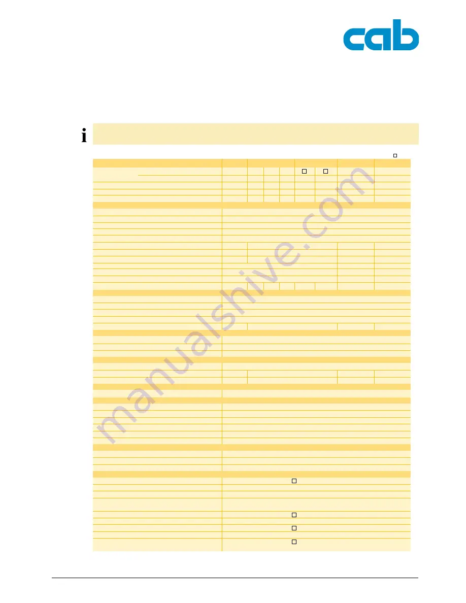 CAB A2+ Configuration Instructions Download Page 7