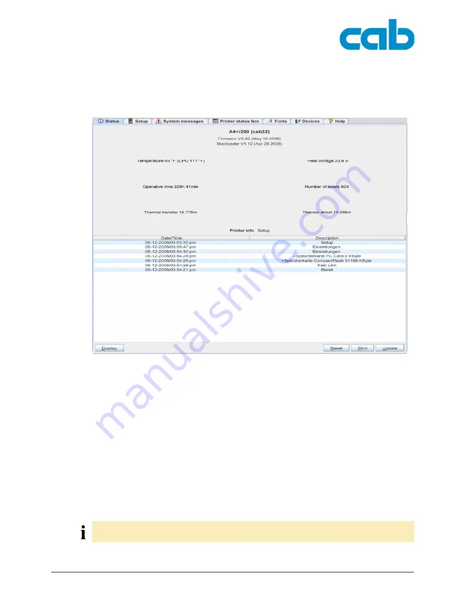 CAB A2+ Configuration Instructions Download Page 29