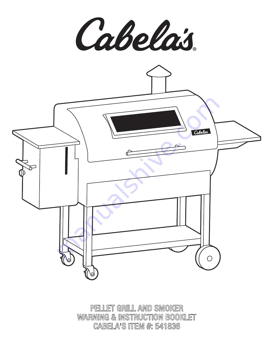 Cabela's 541835 Скачать руководство пользователя страница 1