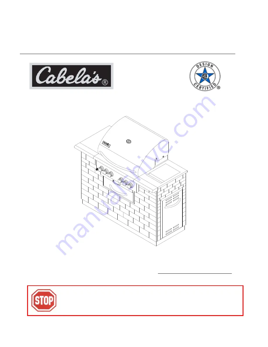 Cabela's 860-0010 Assembly & Operating Instructions Download Page 1