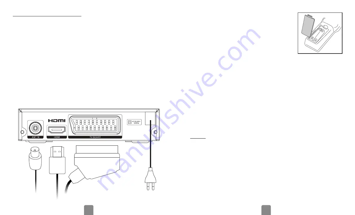 Cabletech DVB-T2 User Manual Download Page 16