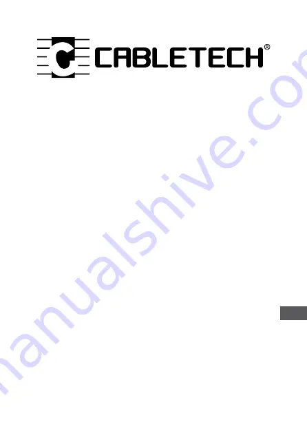 Cabletech ZLA0991 Owner'S Manual Download Page 1