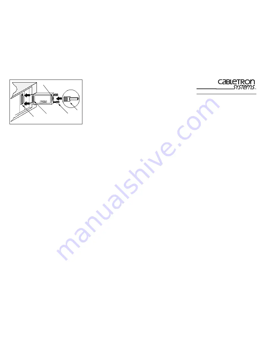 Cabletron Systems TRMF-2 Installation Instructions Download Page 1