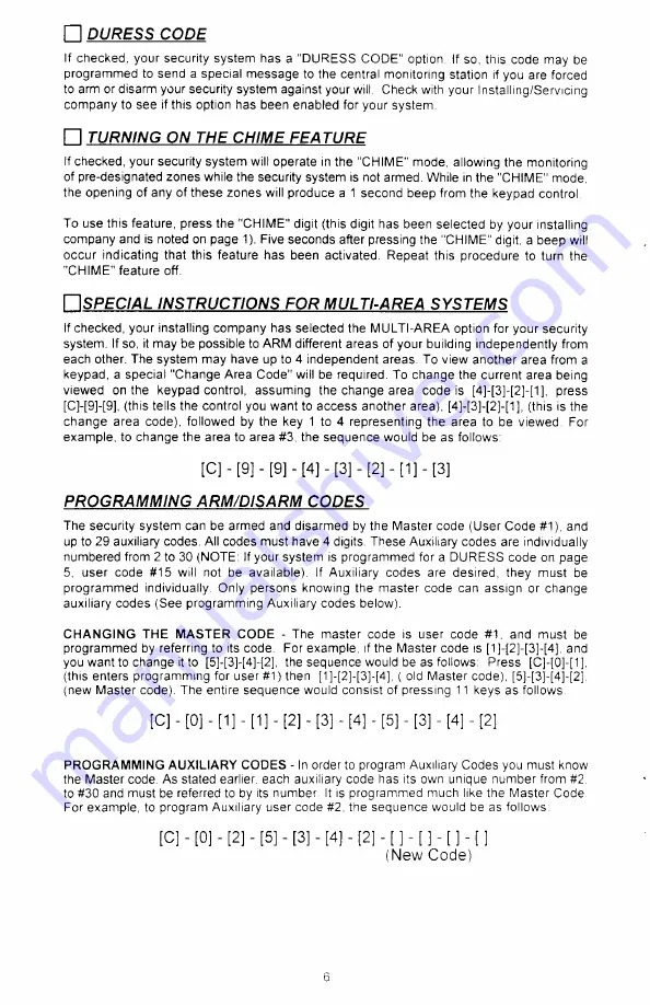 Caddx-Caddi Controls Ranger 9000E User Manual Download Page 8