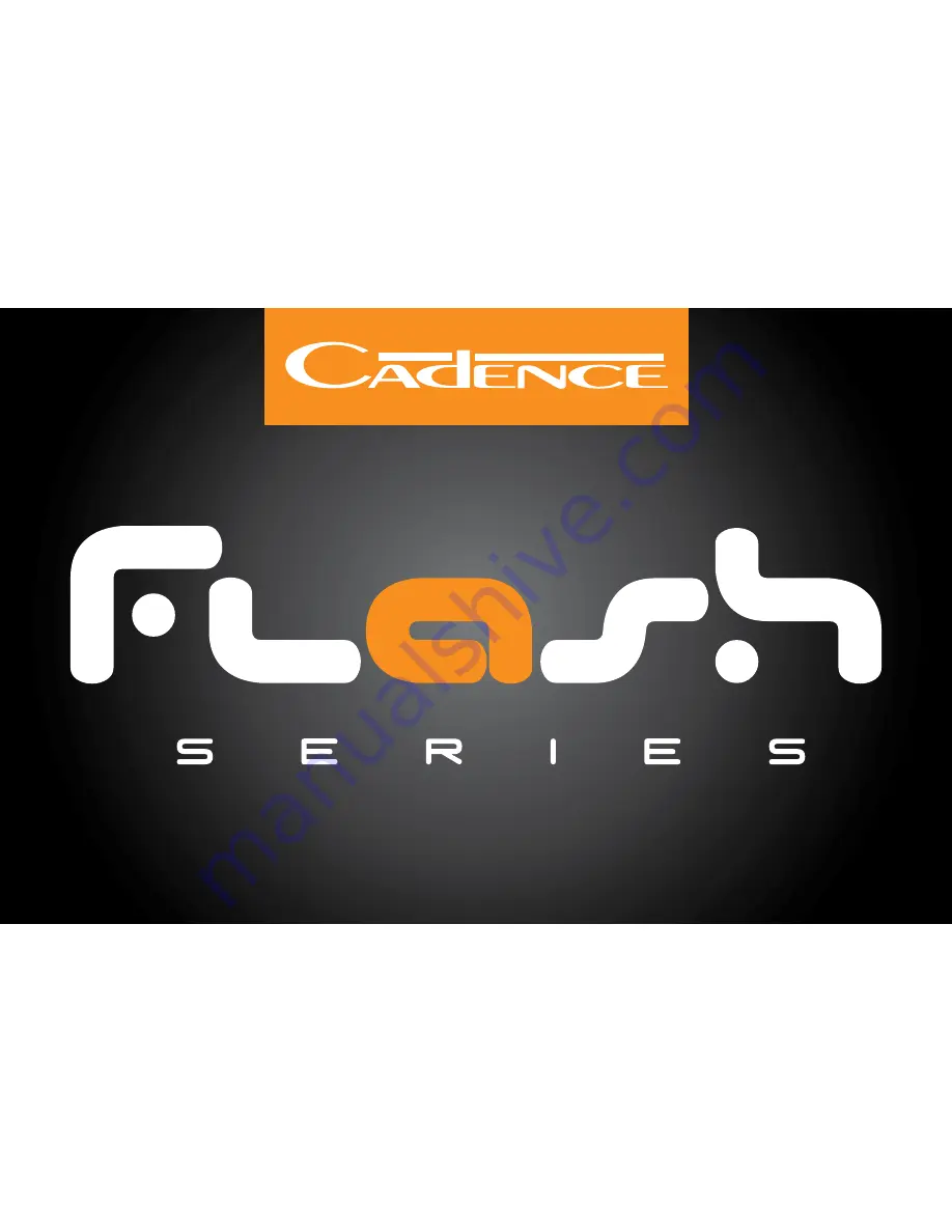 Cadence Flash F100-5 Скачать руководство пользователя страница 1