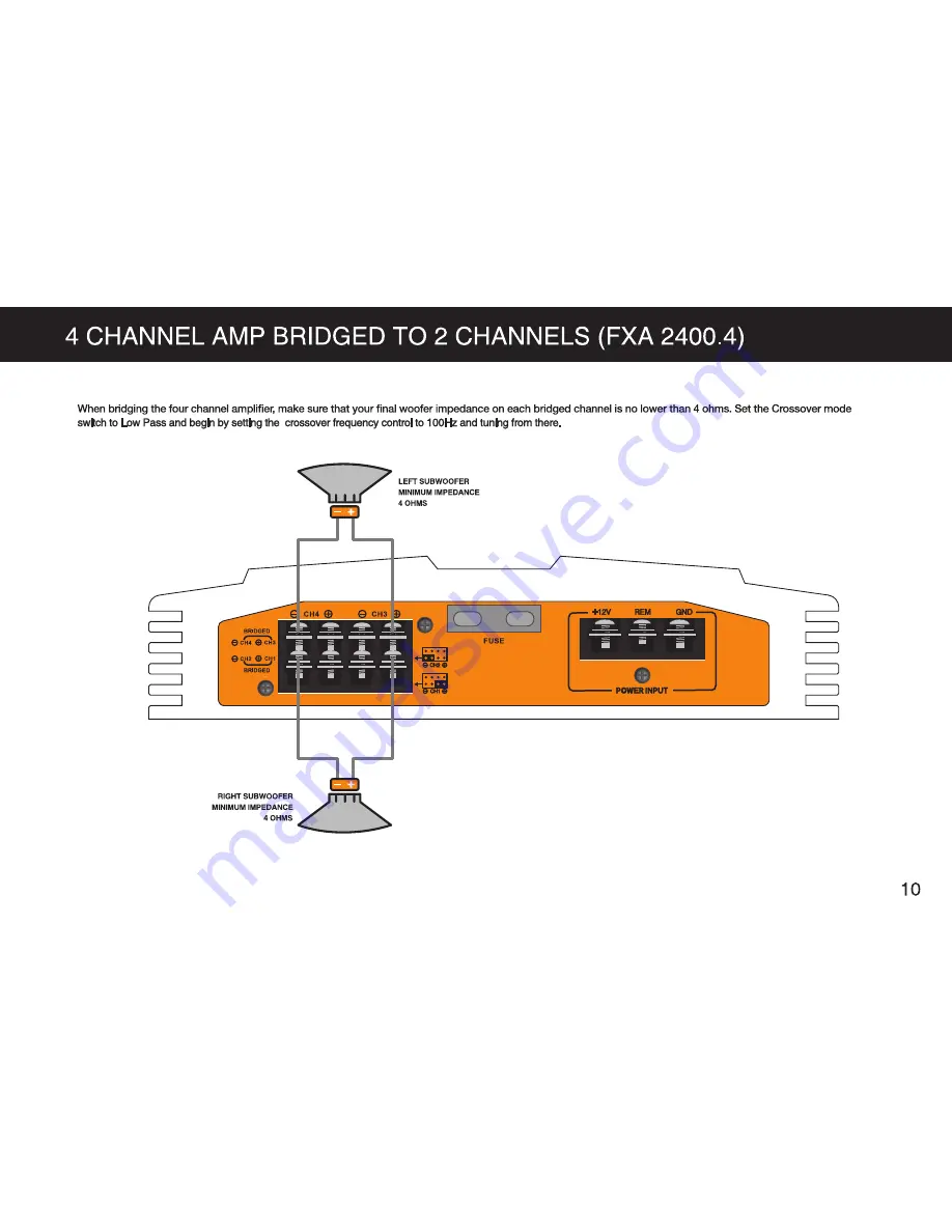 Cadence FXA 1000.2 Скачать руководство пользователя страница 11