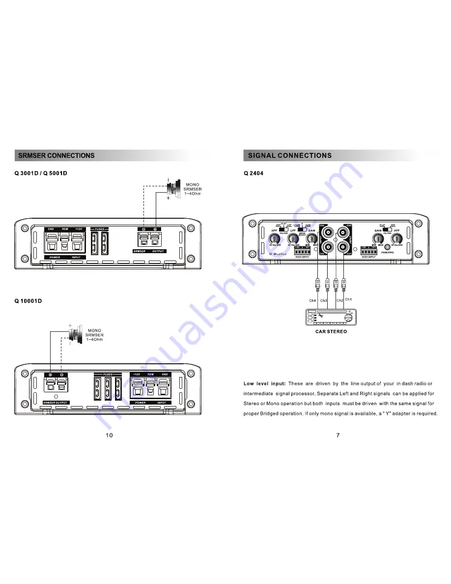 Cadence Q 1000ID Скачать руководство пользователя страница 8