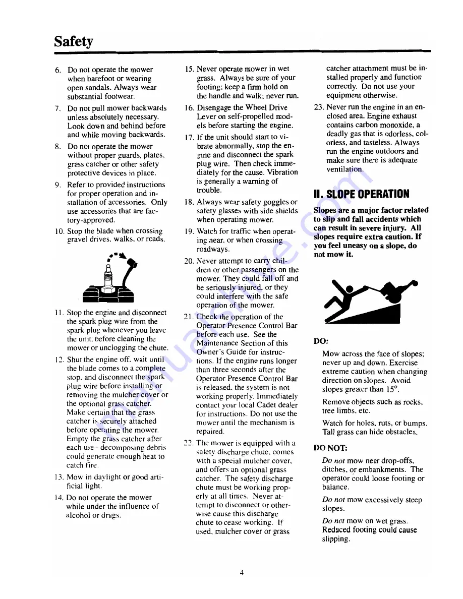 Cadet 833E series Owner'S Manual Download Page 5