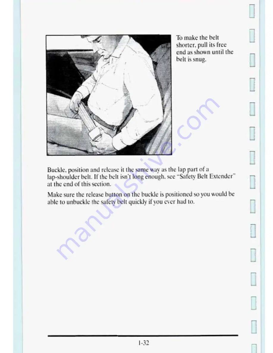 Cadillac 1995 Sedan De Ville Owner'S Manual Download Page 51