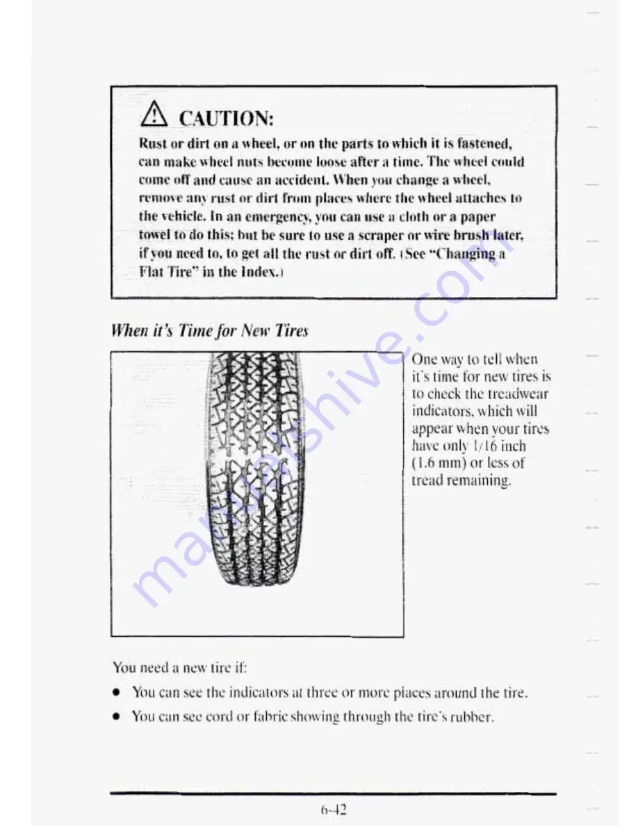 Cadillac 1995 Sedan De Ville Owner'S Manual Download Page 311