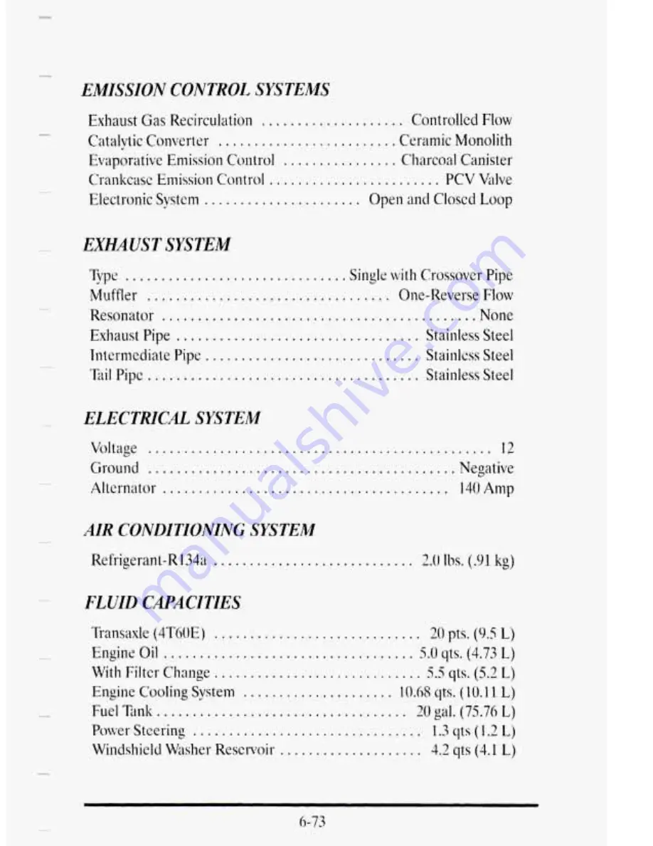 Cadillac 1995 Sedan De Ville Owner'S Manual Download Page 342