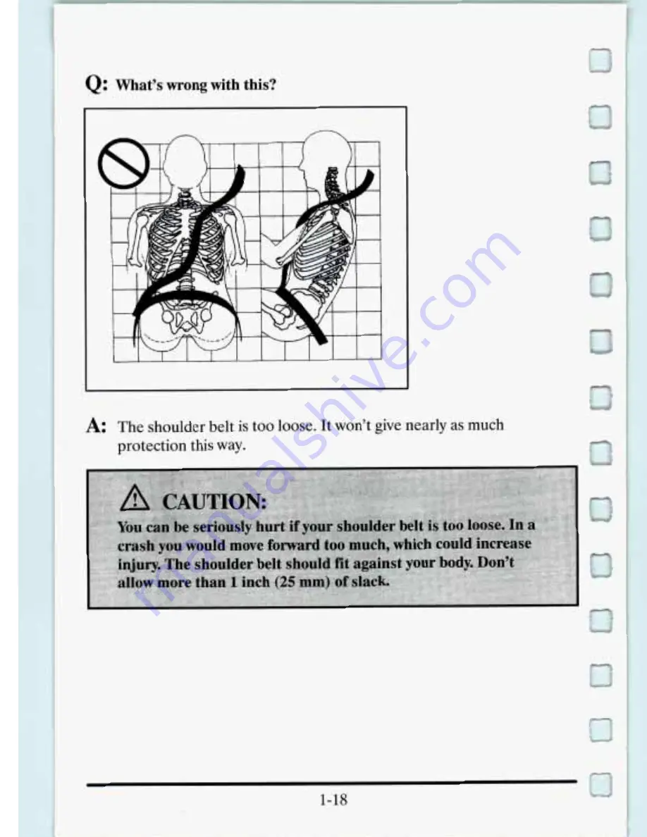 Cadillac 1995 Seville Owner'S Manual Download Page 37