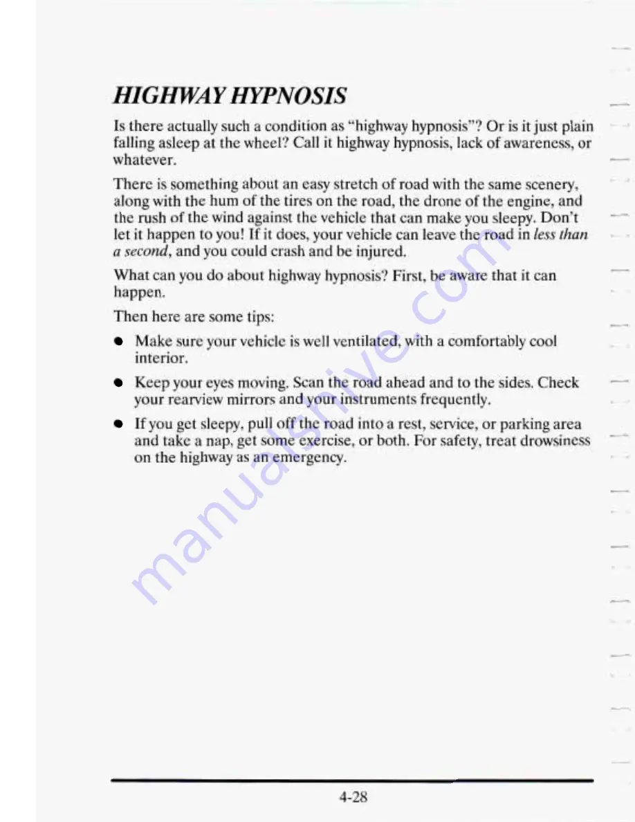 Cadillac 1995 Seville Owner'S Manual Download Page 219