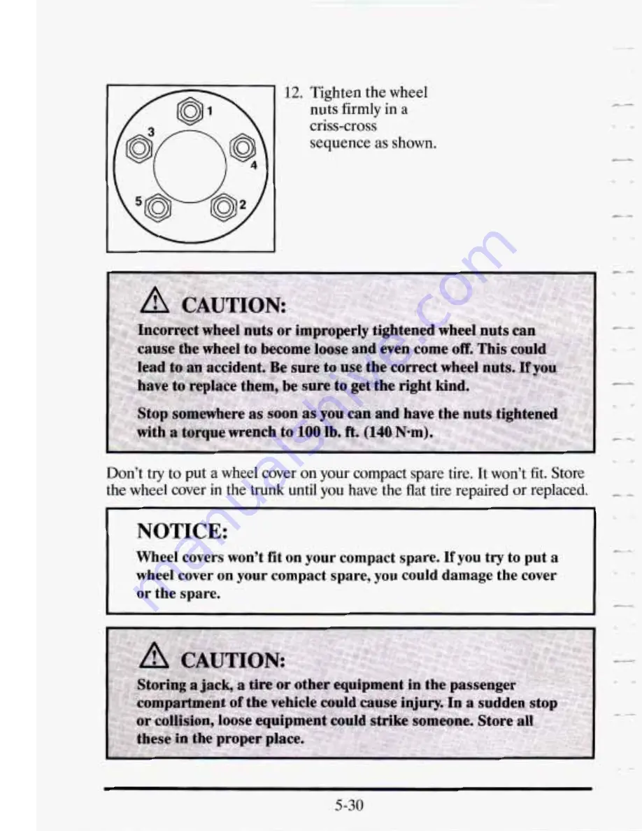 Cadillac 1995 Seville Owner'S Manual Download Page 269