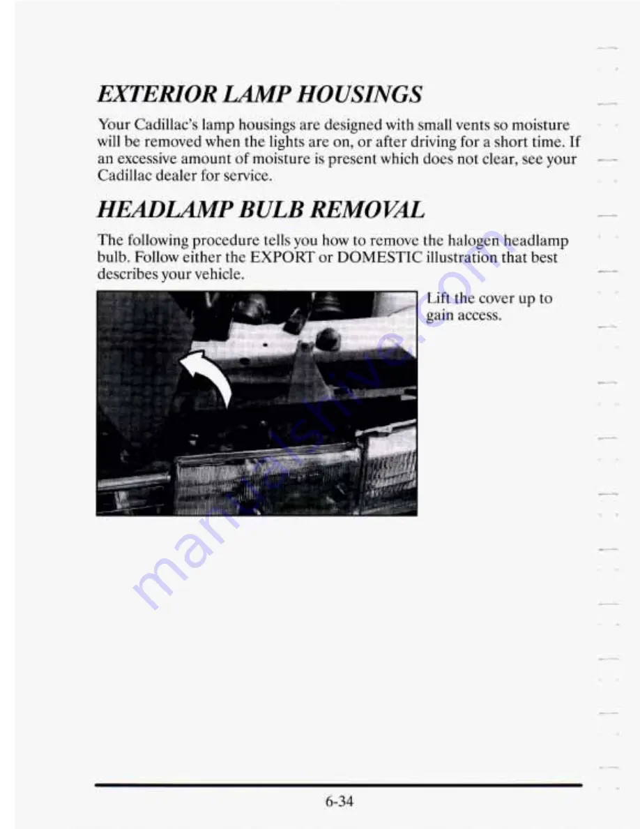 Cadillac 1995 Seville Owner'S Manual Download Page 305