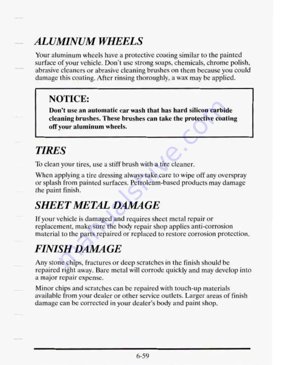 Cadillac 1995 Seville Owner'S Manual Download Page 330