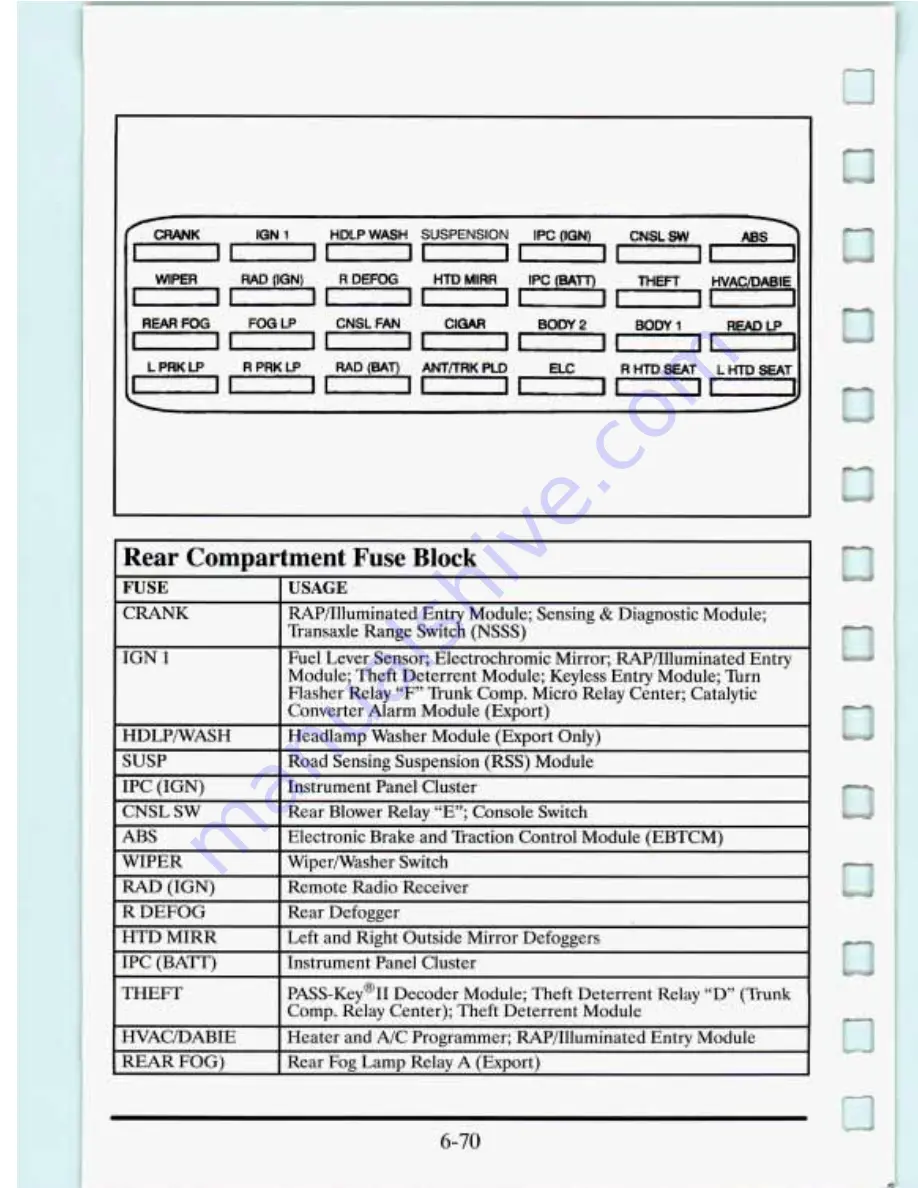 Cadillac 1995 Seville Owner'S Manual Download Page 341