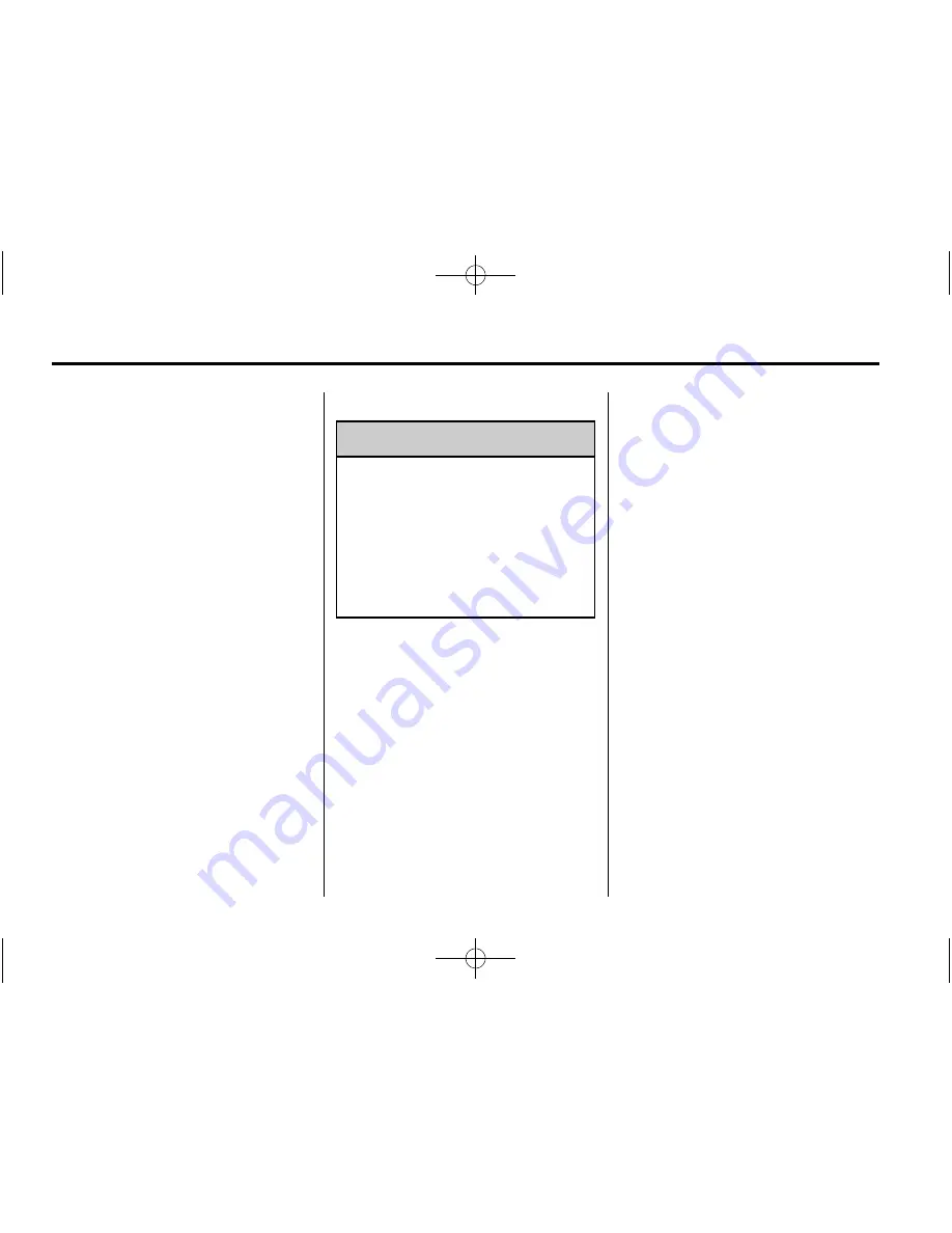 Cadillac 2011 CTS COUPE Owner'S Manual Download Page 316