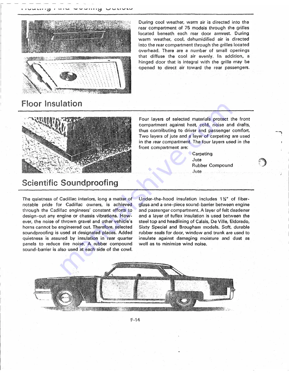 Cadillac Calais 1969 Скачать руководство пользователя страница 85