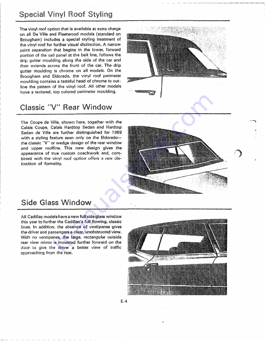 Cadillac Calais 1969 Data Book Download Page 108