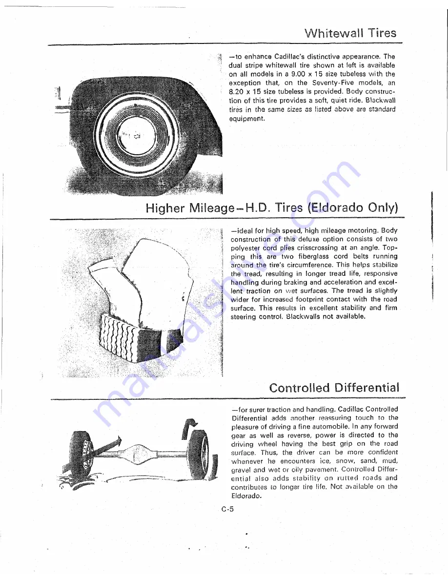 Cadillac Calais 1969 Data Book Download Page 132