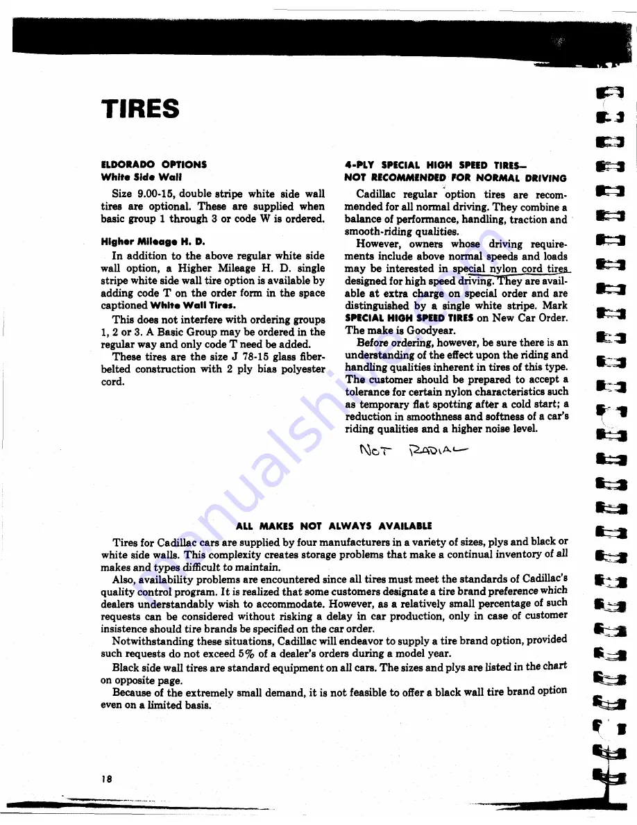 Cadillac Calais 1969 Data Book Download Page 164