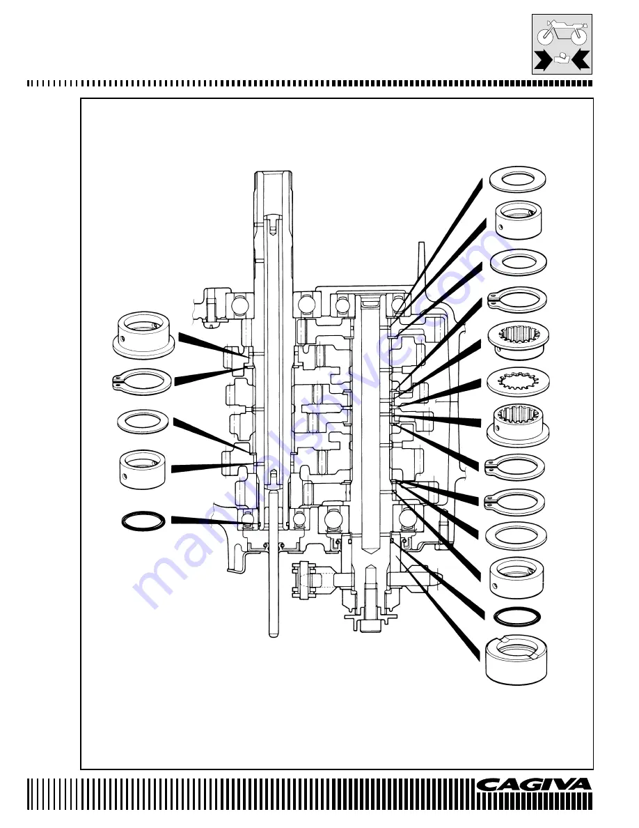 Cagiva Navigator Workshop Manual Download Page 277