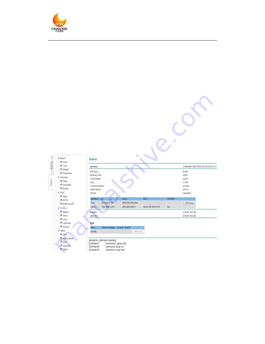 Caimore CM520-8AE User Manual Download Page 37