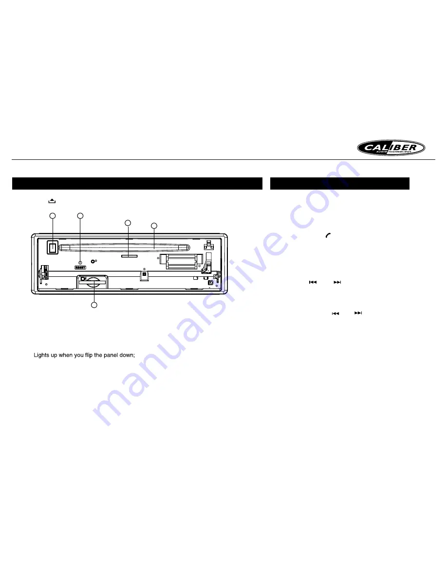 Caliber RCD 272DBTI Manual Download Page 3