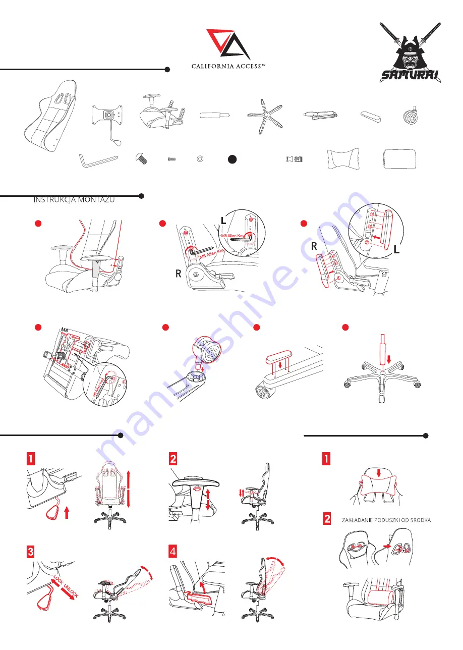 California Access Samurai CA2204 Instruction Manual Download Page 1