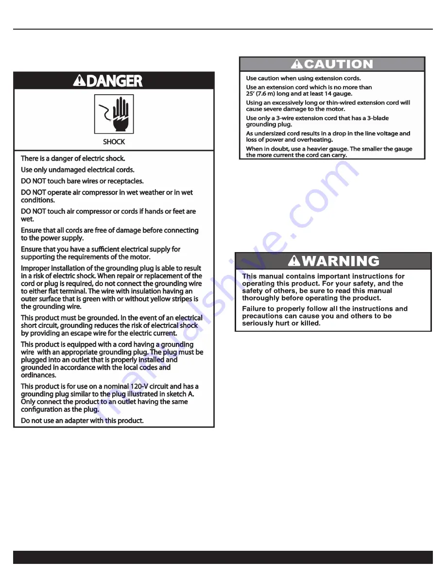 California Air Tools 10020C Owner'S Manual Download Page 10