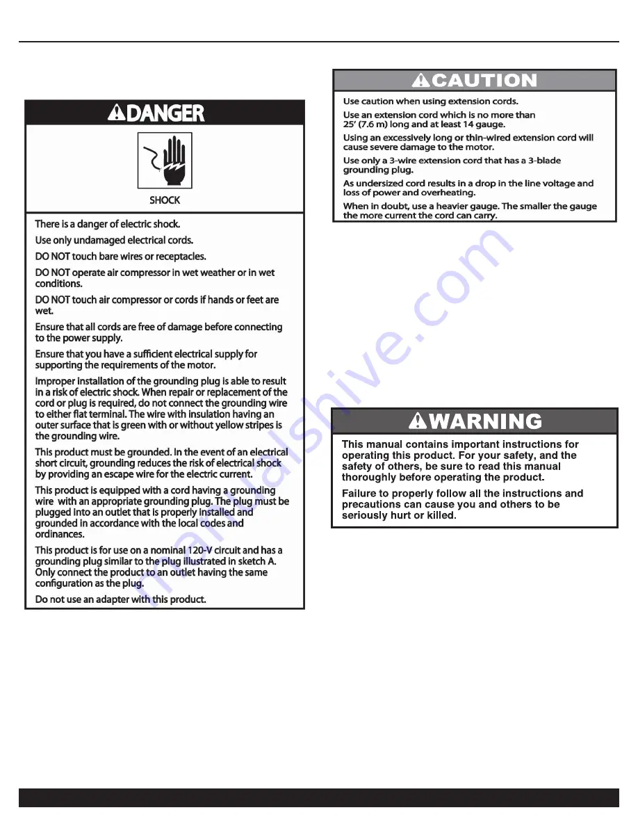 California Air Tools 10020DC Owner'S Manual Download Page 8