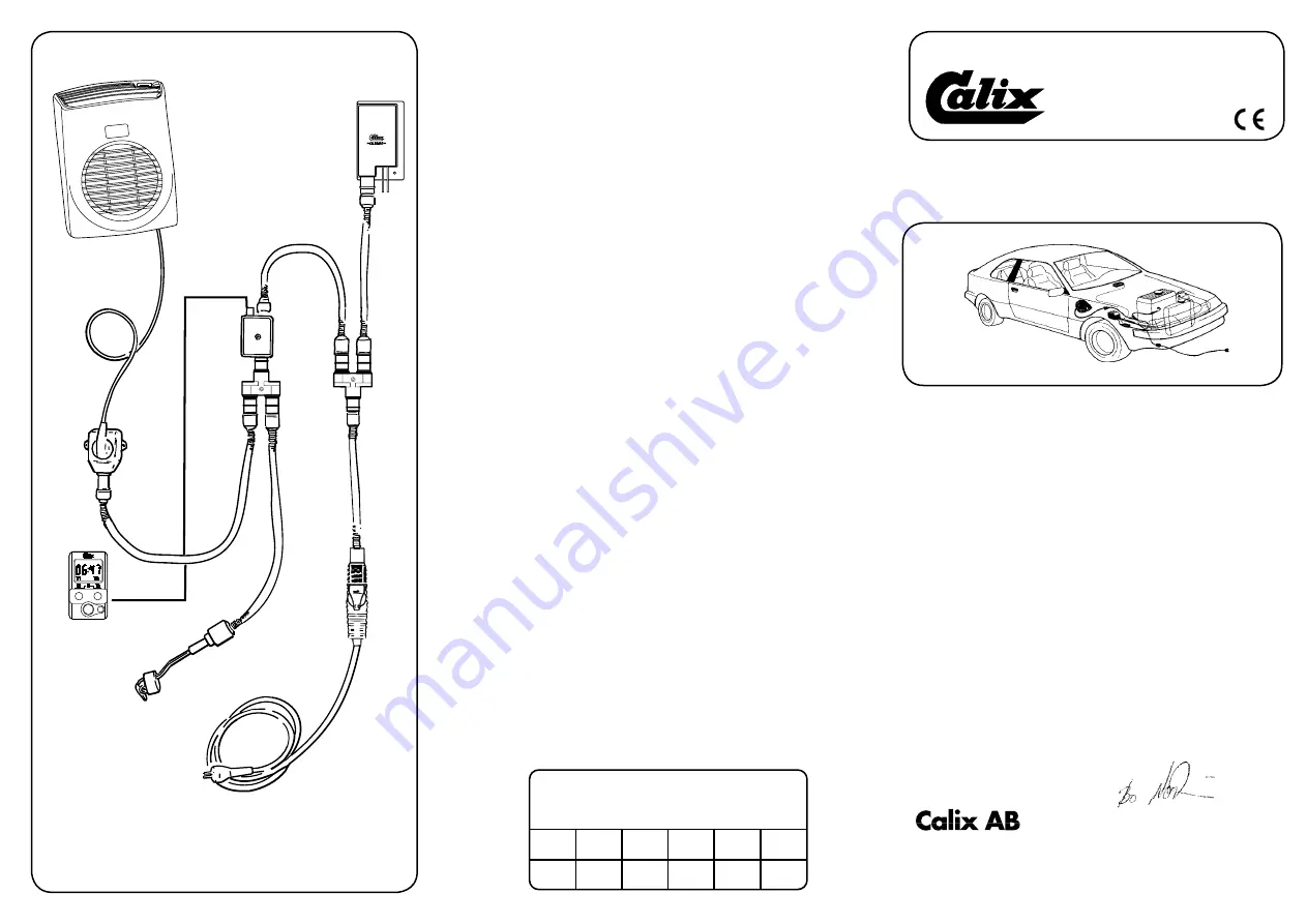 Calix AB M18 Assembly Instructions Download Page 1