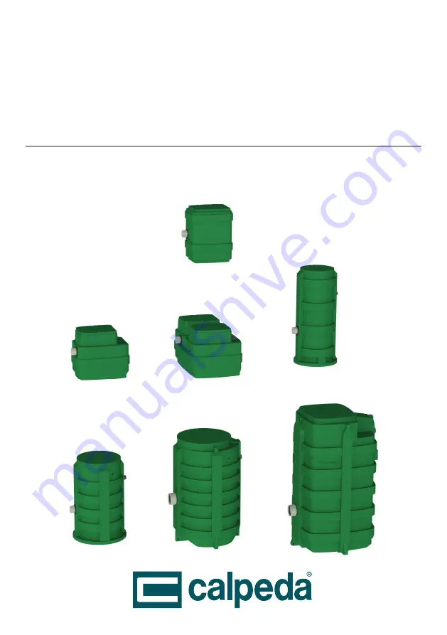 Calpeda CAL170 Technical Instructions For Use Download Page 1