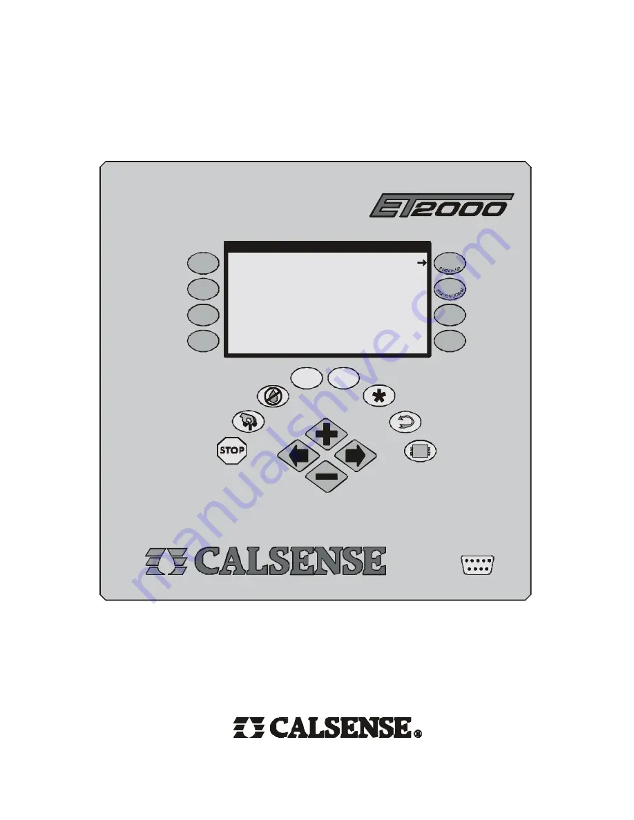 Calsense ET2000 Programming Manual Download Page 1