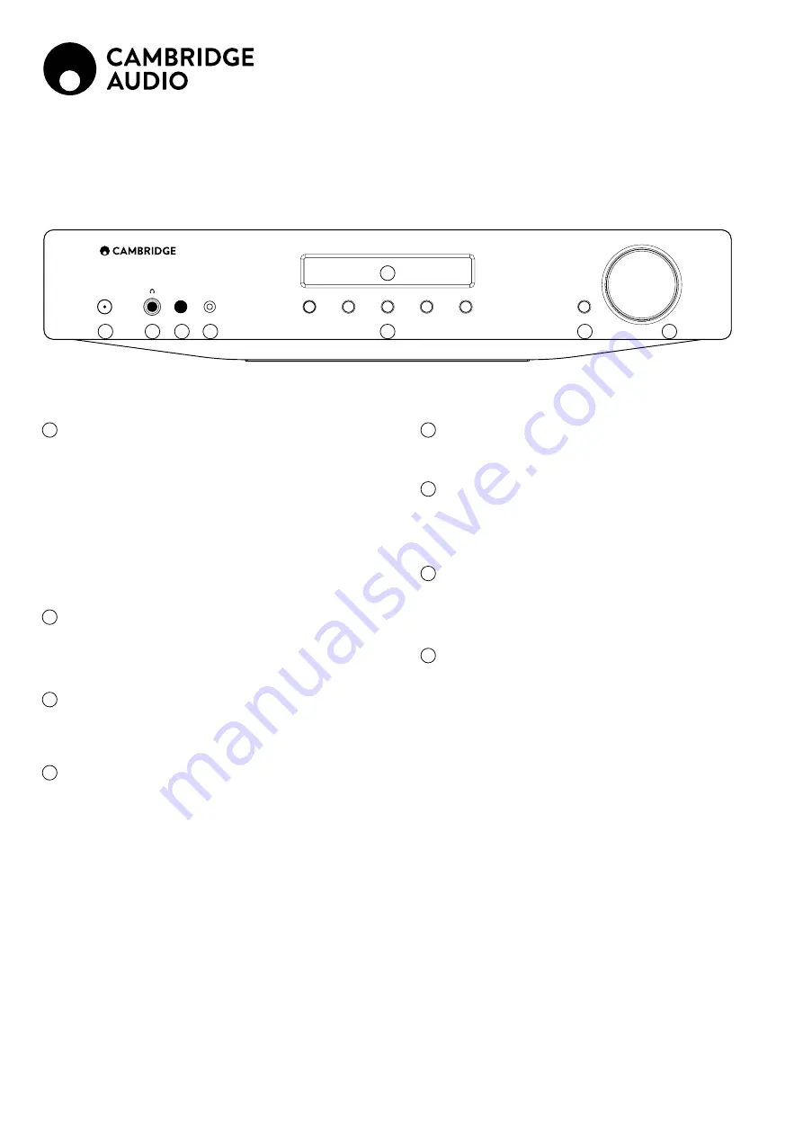 Cambridge Audio AXA35 Manual Download Page 6