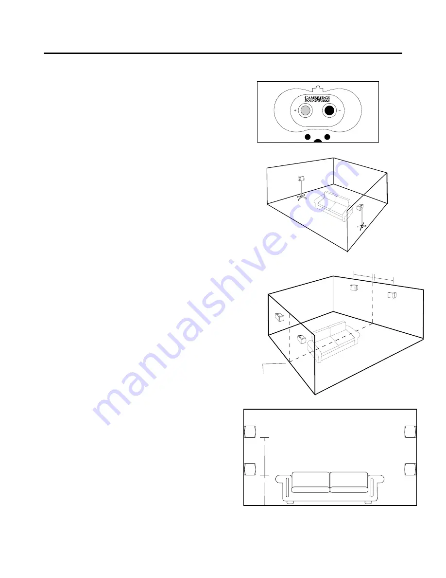 Cambridge SoundWorks NEWTON s100 Multipole User Manual Download Page 4