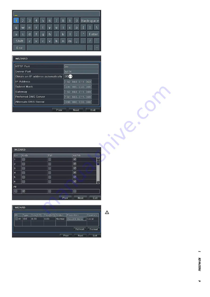 CAME 848EA-0070 Setup And User'S Manual Download Page 16