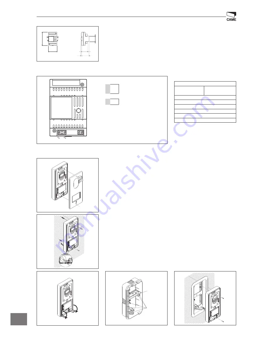 CAME BIANCA-C Installation Manual Download Page 40