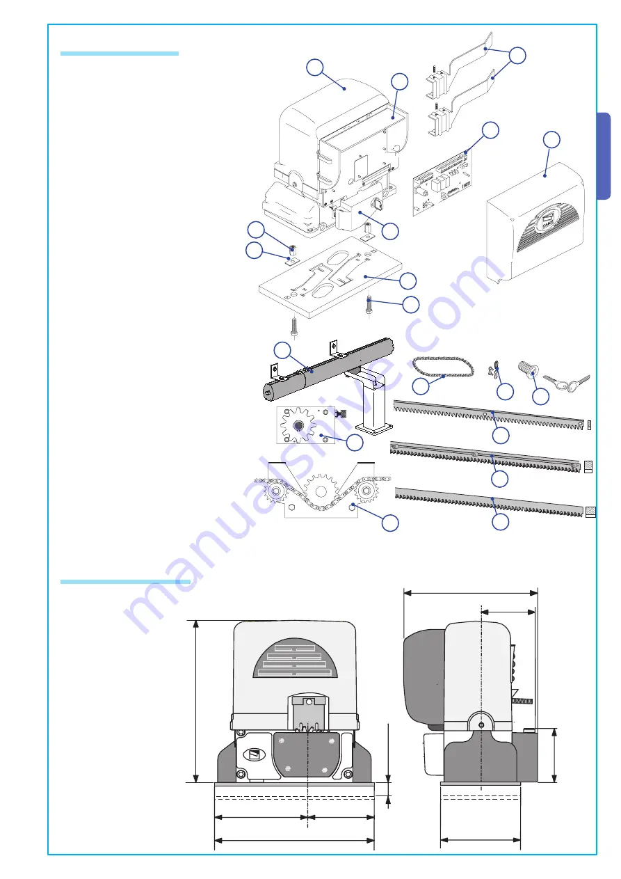 CAME PRATICO SYSTEM BX Series Installation Manual Download Page 3