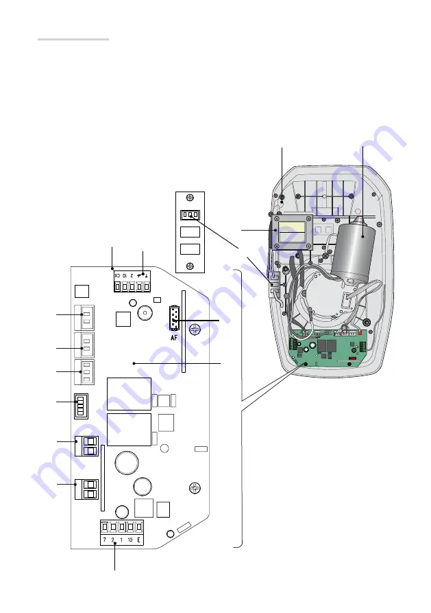 CAME V1000P Installation Manual Download Page 14