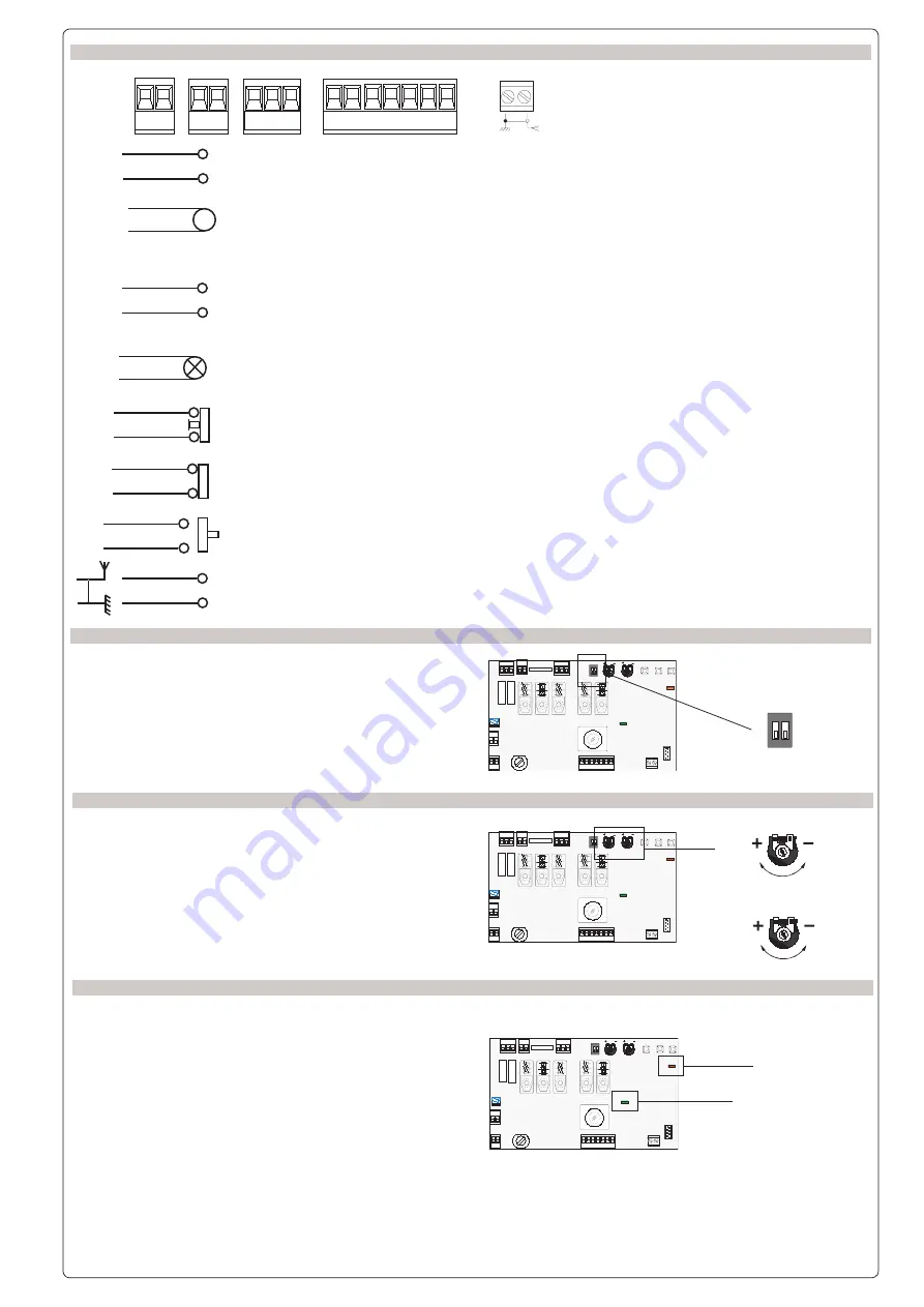 CAME V900E Standard Installation Download Page 7