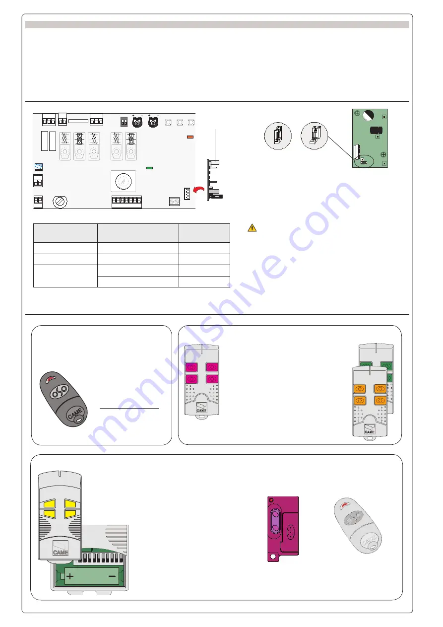 CAME V900E Standard Installation Download Page 10