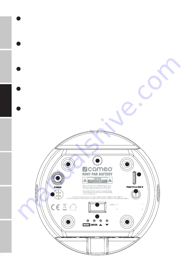 Cameo ROOT PAR BATTERY User Manual Download Page 64